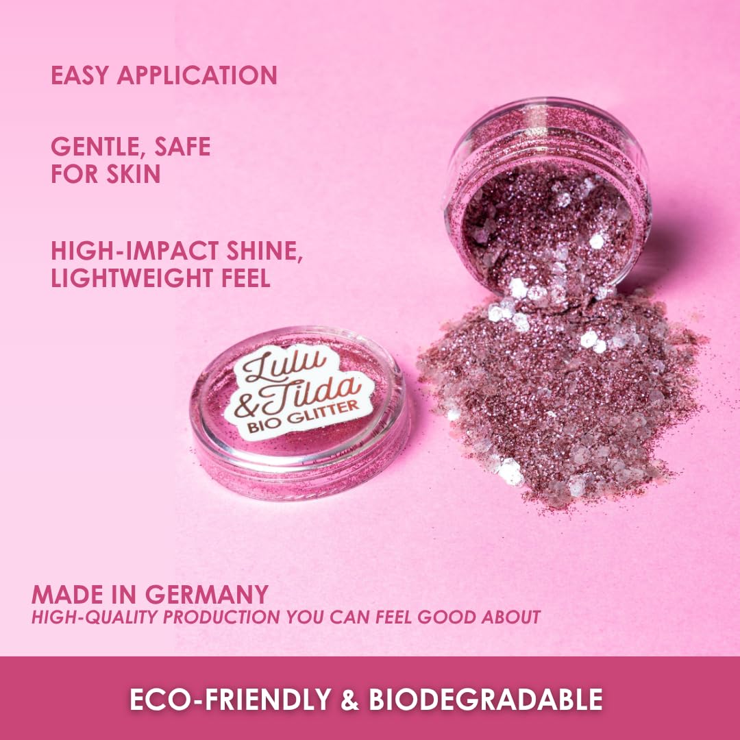 Biodegradable Glitter, 8 Colors, Vegan, for Hair and Body, Safe for Children (Once Upon A Princess) Beauty & Personal Care Great Pretenders