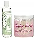 Kinky Curly Hair Care - Custard 8oz & Shampoo 8oz Beauty & Personal Care Kinky Curly