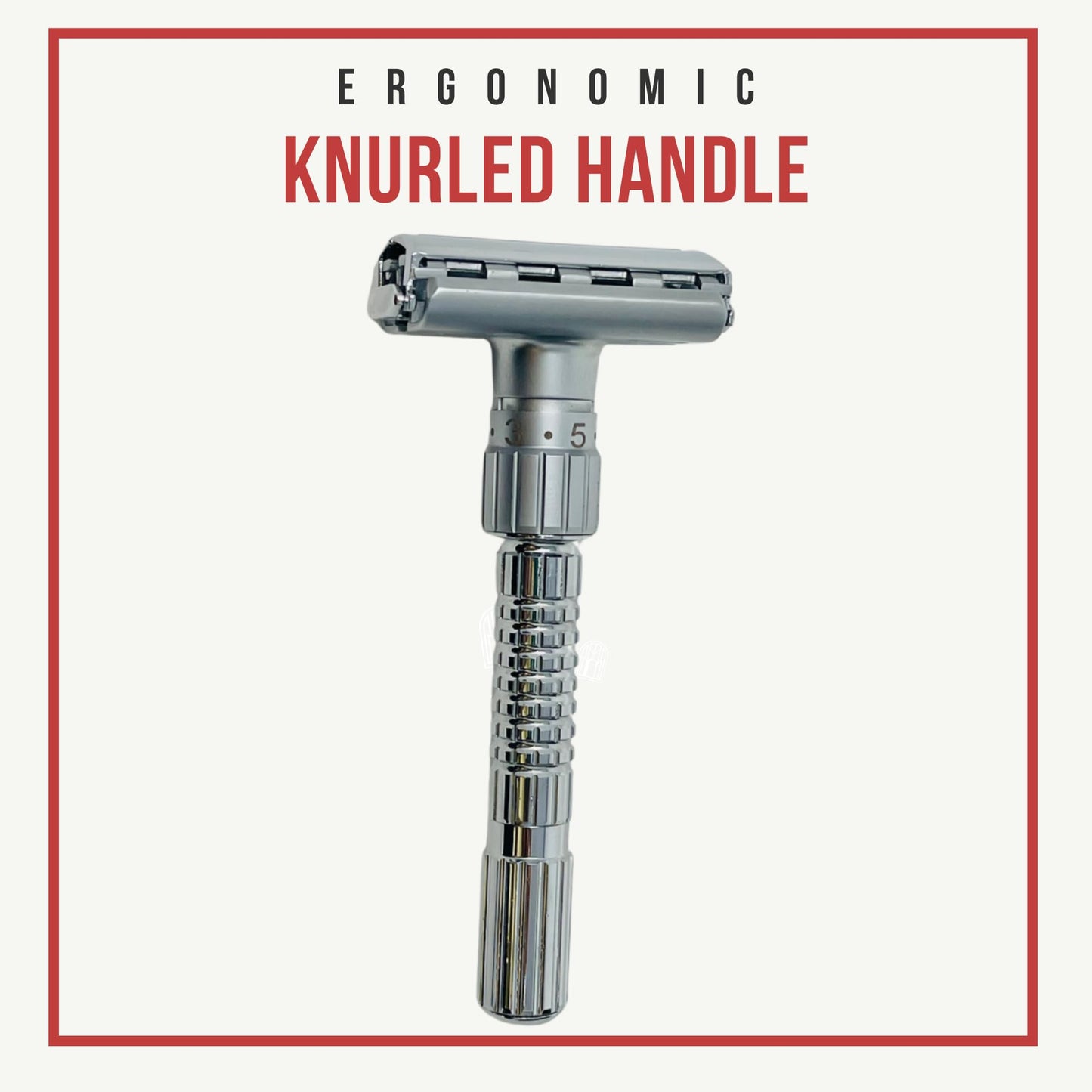 G.B.S Men's Heavy Duty Long Handle Adjustable Double Edge Safety Razor Stainless Steel Construction, Ergonomic Handle, Comes with Free 10 Blade Beauty and Personal Care G.B.S