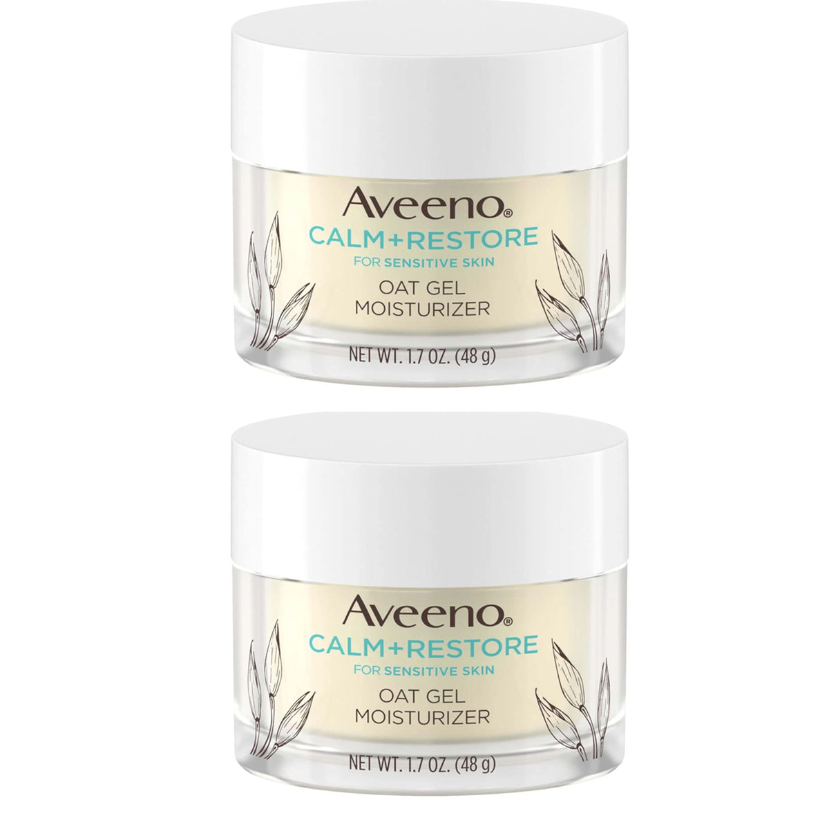 Aveeno Calm + Restore Triple Oat Hydrating Face Serum for Sensitive Skin Gentle and Lightweight Facial Serum to Smooth and Fortify Skin