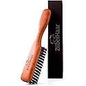 Beard Brush by ZilberHaar - Stiff Boar Bristles for Men's Grooming - Straightens and Promotes Growth - Works with Beard Oil and Balm - For Beard Kits Beauty & Personal Care ZilberHaar