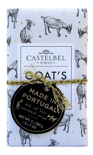 Castelbel Porto - Goat's Milk - Gift Set of Two Scented Bath Soap (2 x 7 oz.) Beauty & Personal Care Castelbel Porto