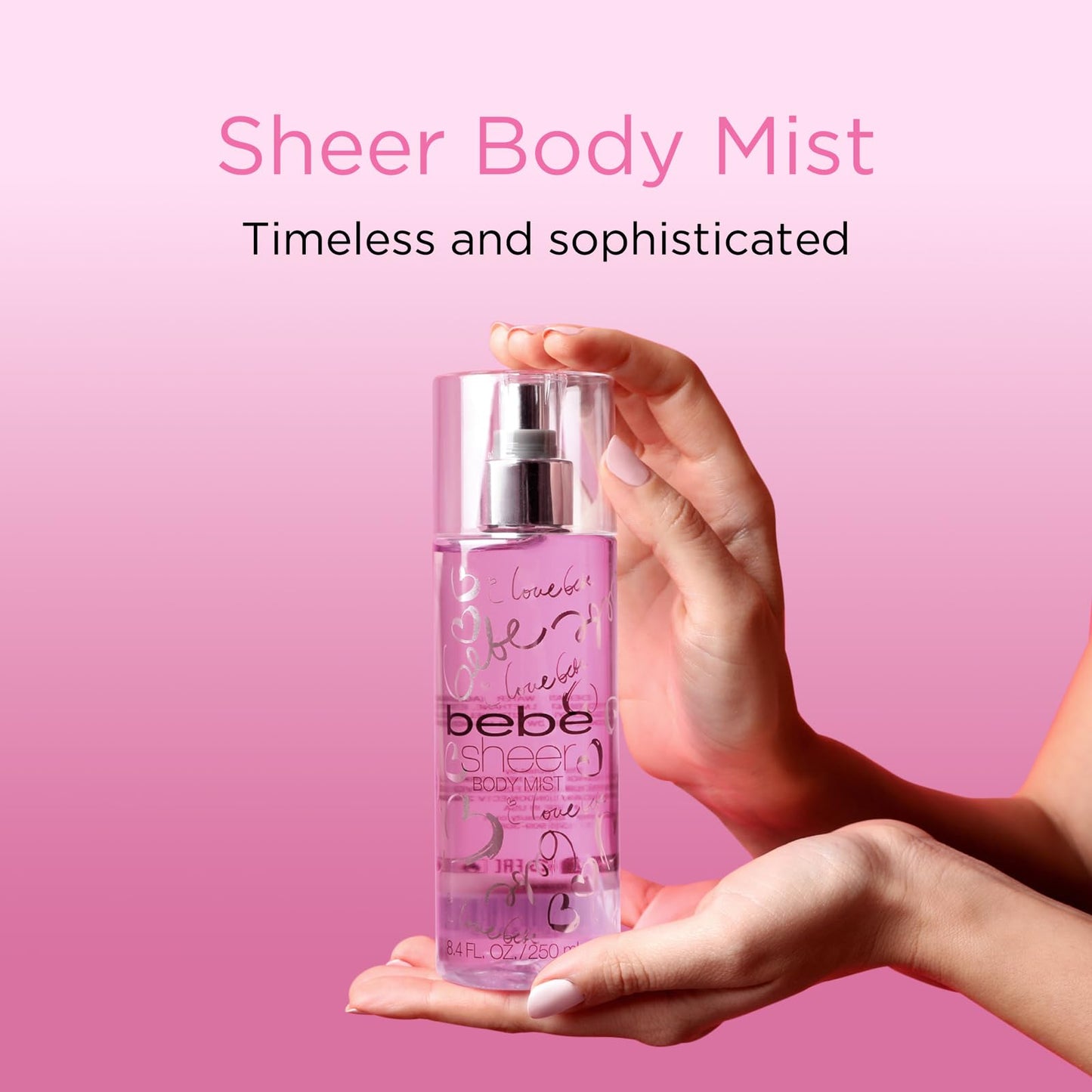 Bebe Sheer Body Mist - Body Spray for Women - Sensual and Flirtatious Womens Fragrance with Citrus Cocktail, Pink Peony and Sandalwood Notes - 8.4 oz Beauty & Personal Care bebe