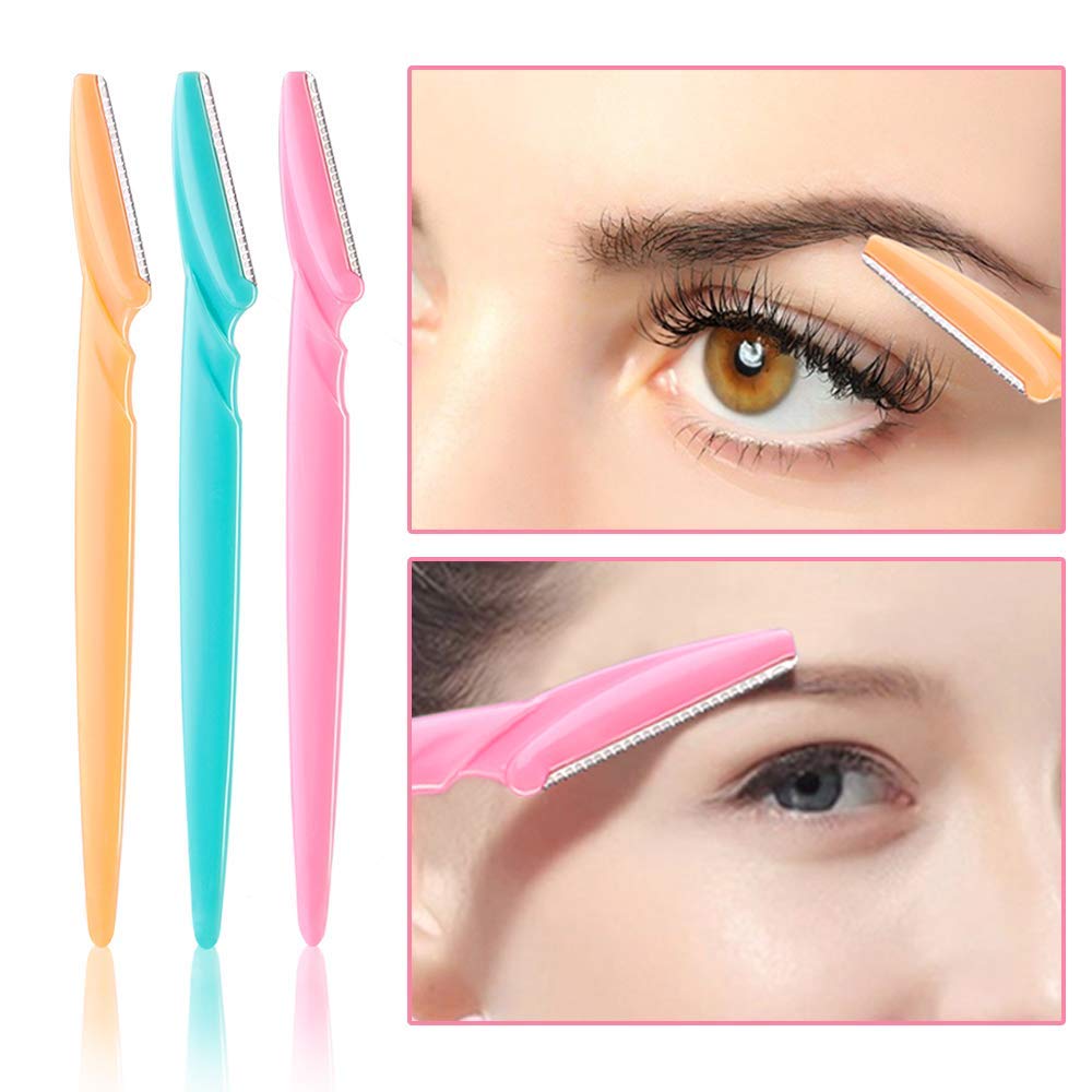 Yzooiyl 24Pcs Eyebrow Facial Hair Razors Precision Trimmer Safety Shaper Shaver Multipurpose for Women and Men with Precision Cover Beauty and Personal Care Yzooiyl