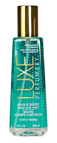 Luxe Perfumery Hair and Body Perfume Mist, Berry Tease, 236 ml (Pack of 1) Beauty & Personal Care Luxe Perfumery