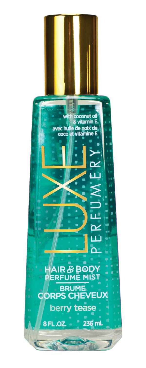 Luxe Perfumery Hair and Body Perfume Mist, Berry Tease, 236 ml (Pack of 1) Beauty & Personal Care Luxe Perfumery