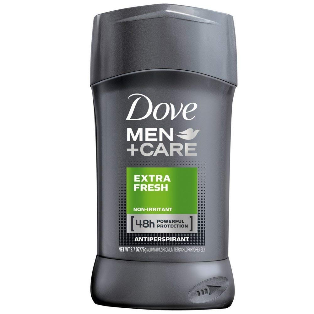 Dove Men+Care Antiperspirant Deodorant Stick, Extra Fresh 2.7 oz, Pack of 2 Beauty and Personal Care Dove