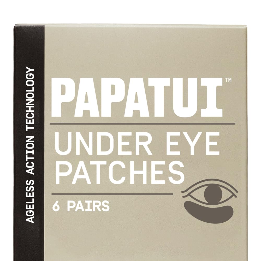 PAPATUI by Dwayne Johnson Fast-Acting Under Eye Patches for Men | Ageless Action to Reduce Puffiness, Dark Circles and Fine Lines | Made Beauty & Personal Care PAPATUI