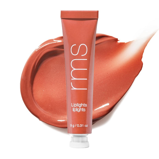 Rms Beauty Liplights Cream Lip Gloss - Bisou for Women - 0.31 oz Lip Gloss Beauty & Personal Care RMS Beauty