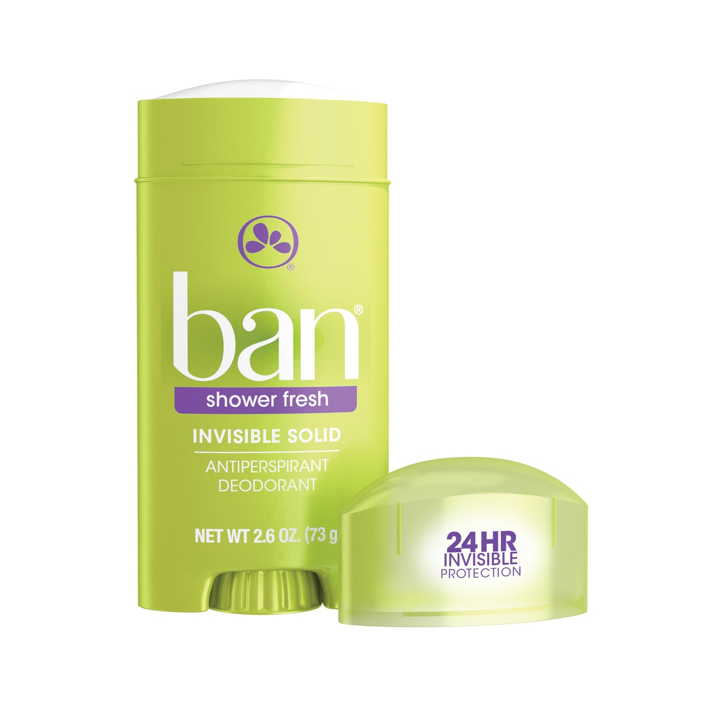 Ban Antiperspirant Deodorant, Invisible Solid, Shower Fresh, 2.6 Ounce Beauty and Personal Care Ban