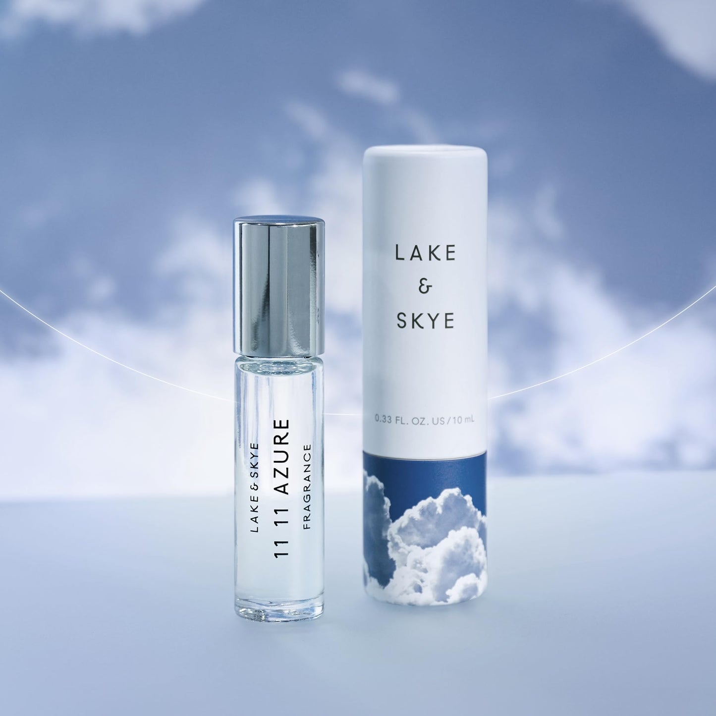 Lake & Skye 11 11 Azure Fragrance Oil Rollerball Perfume, Unisex Aquatic Floral & Skin Musk Scent with Water Accord & Bergamot, 0.33 fl oz (10 ml) Beauty & Personal Care Lake & Skye