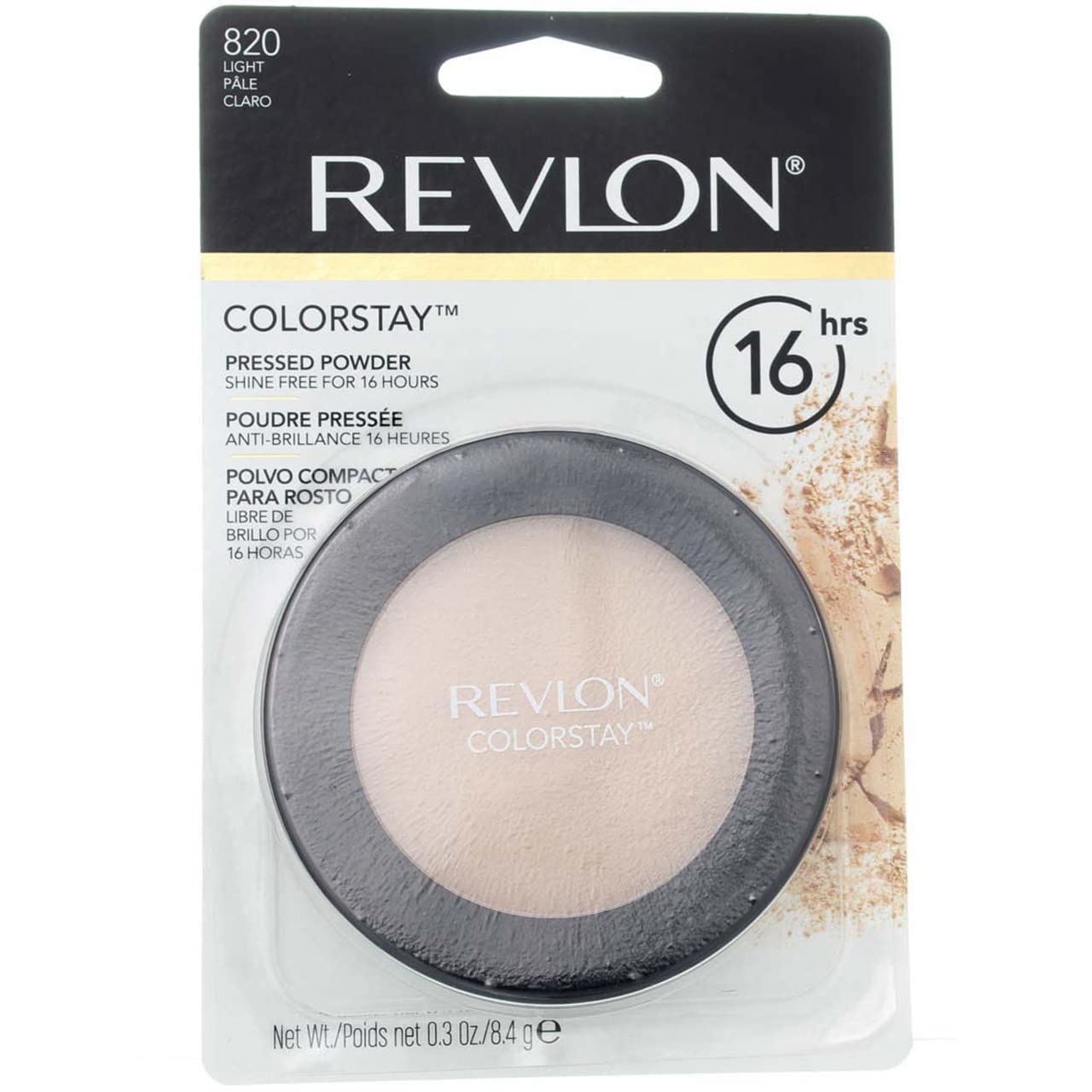 Revlon ColorStay Pressed Powder with SoftFlex, Light 820, 0.3 Ounces (Pack of 2) Beauty & Personal Care REVLON