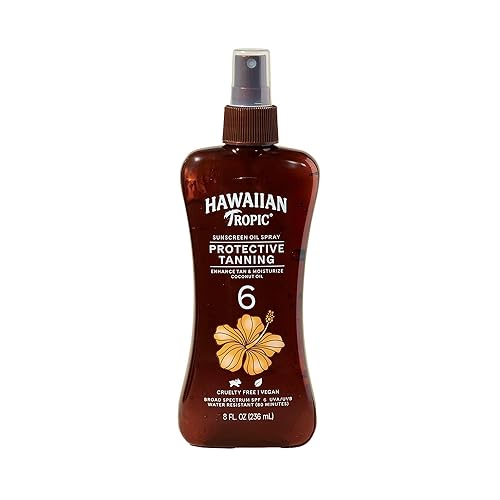 Hawaiian Tropic Dark Tanning Oil Spray Pump, SPF 6 8 Oz (Packaging May Vary) Beauty & Personal Care Hawaiian Tropic