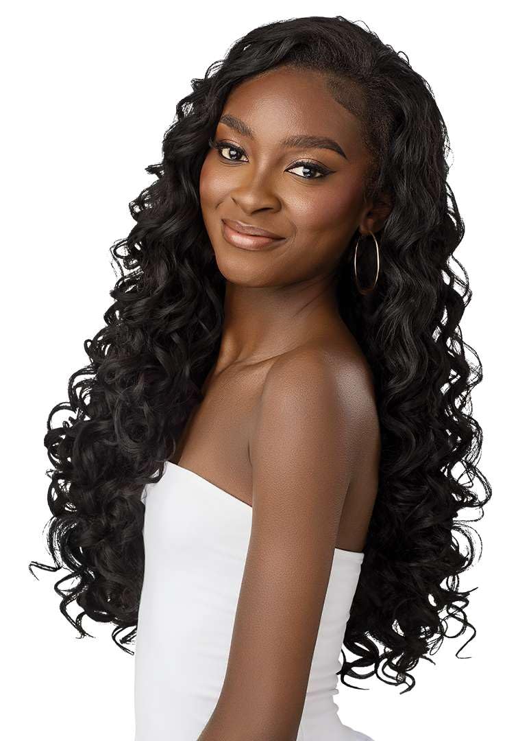 Outre Quick Weave Synthetic Half Wig - Winslet (DARK BROWN 2)