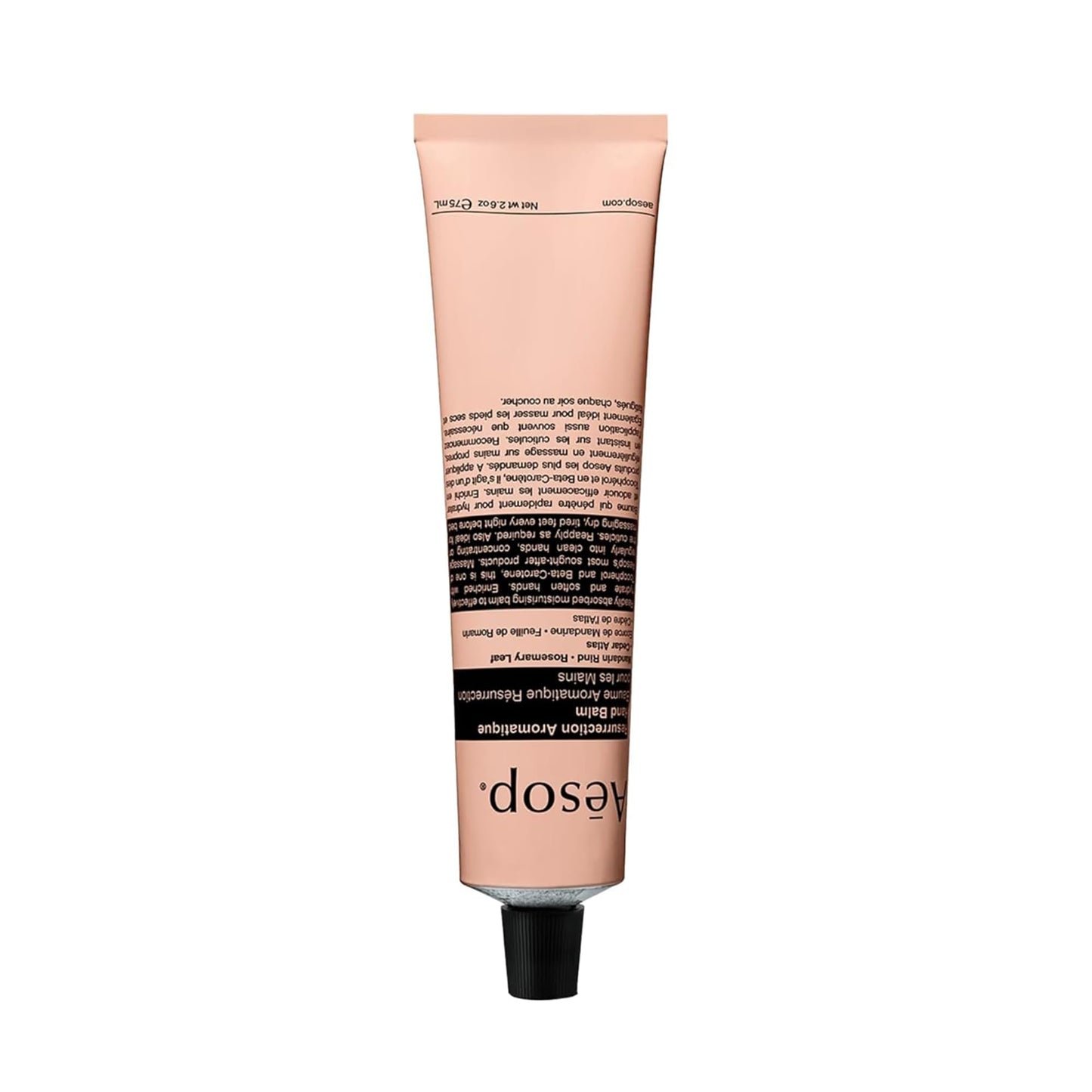 Aesop Resurrection Aromatique Travel Size Hand Balm | Lotion with Sweet Almond and Macadamia Nut to Nourish Dry Hands | 2.4 oz / 75mL Beauty & Personal Care Aesop