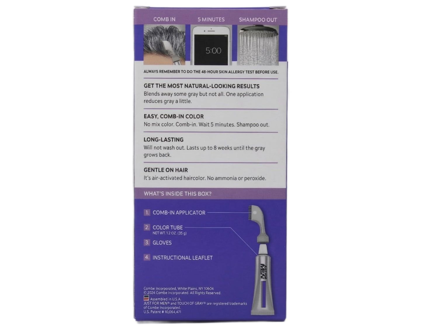 JUST FOR MEN Touch of Gray Hair Treatment T-45 Dark Brown, 1 Each (Pack of 12) Beauty & Personal Care Just for Men
