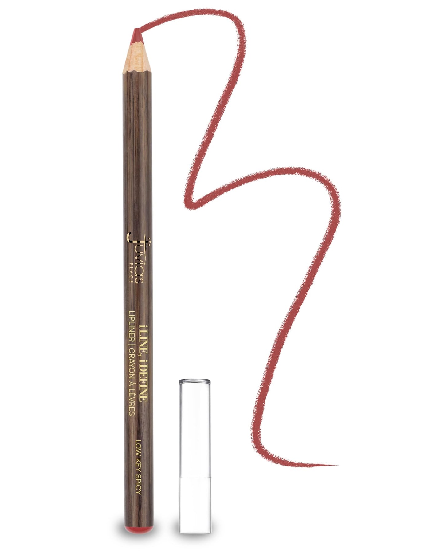 Juvia's Place I Line I Define Lip Liner - Low Key Spicy - Long-Lasting Lip Liner with Hydrating Formula, Smooth Glide, Sharpenable Pencil for Precise Beauty & Personal Care Juvia's Place