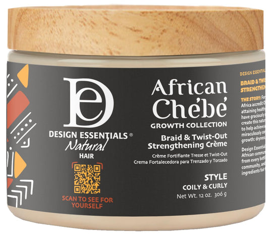 Design Essentials African Chebe Braid & Twist-Out Strengthening Créme Beauty & Personal Care Design Essentials