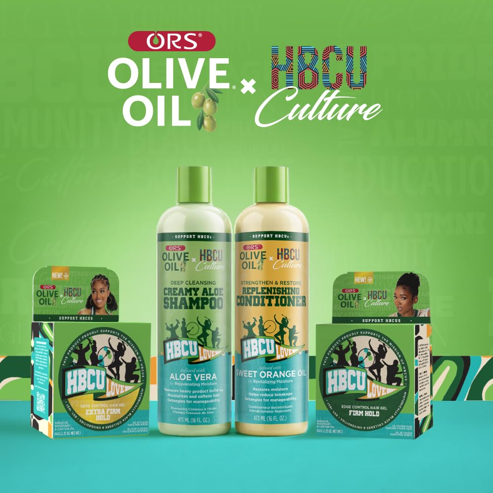 ORS Olive Oil HBCU Culture Edge Control Hair Gel Extra Firm Hold 2.25 Ounces Beauty & Personal Care ORS