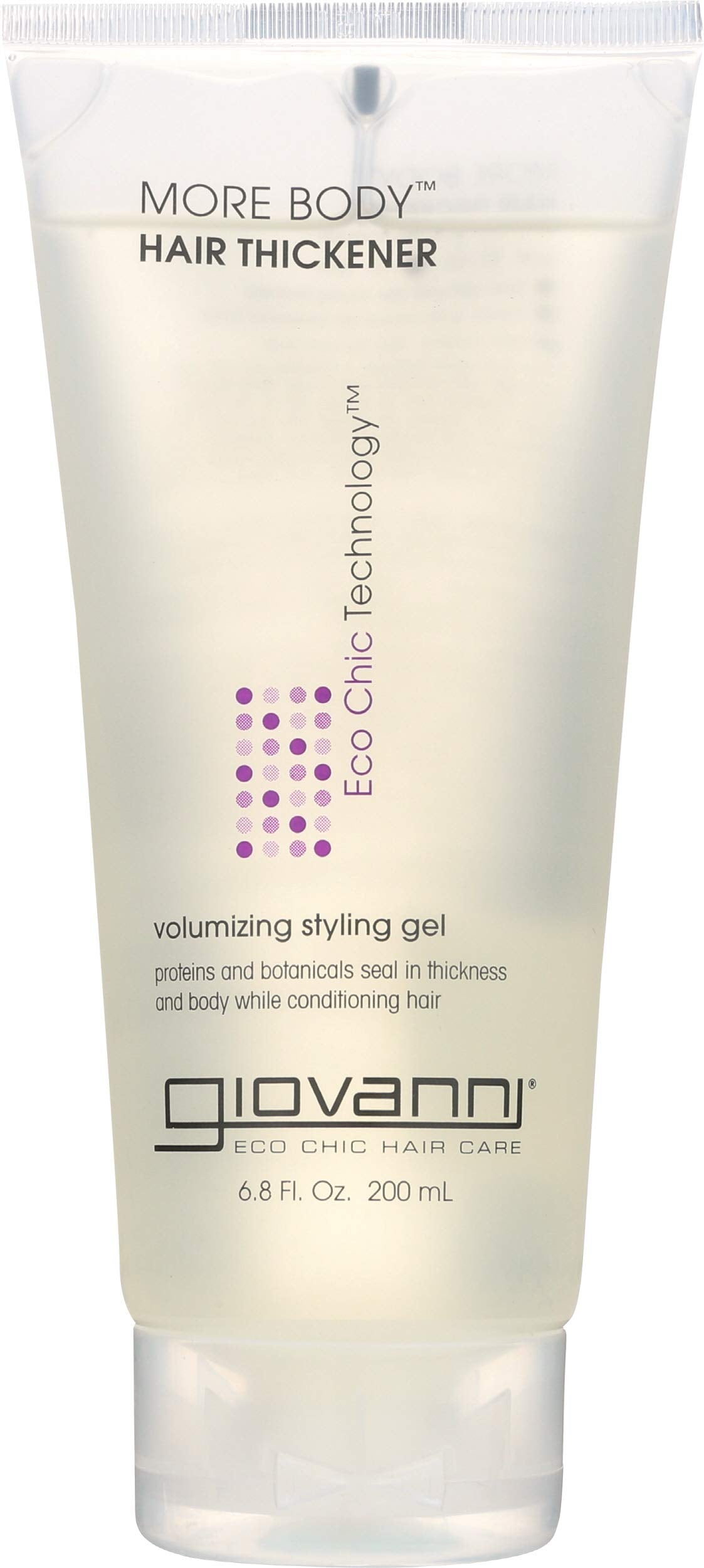 GIOVANNI COSMETICS More Body Hair Thickener Volumizing Styling GEL - More Body And Thickness Exactly Where You Need It And Want It (6.8 Ounce/200 Beauty & Personal Care GIOVANNI
