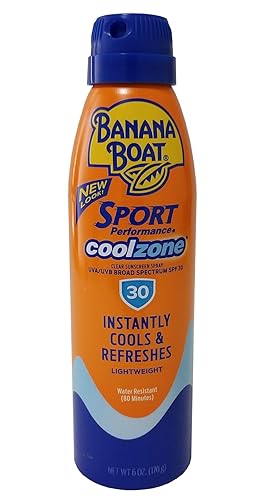 Banana Boat SPF#50+ Sport Coolzone Spray 6 Ounce (Pack of 3) Beauty & Personal Care Banana Boat