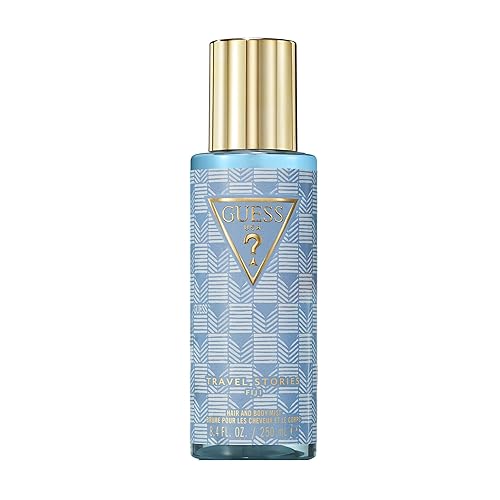 GUESS Travel Stories Fiji Hair and Body Fragrance Mist for Women 8.4 Fl. Oz. - Bright, Warm, and Lush Fragrance Spray Beauty & Personal Care GUESS