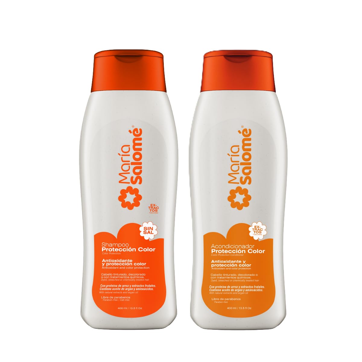 María Salomé Maria Salome Color Care protection Kit for Dyed, Bleached or Chemically treated Hair - Shampoo 13.5 fl.oz. + Conditioner 13.5fl.oz Beauty & Personal Care Maria Salome