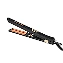 NuMe Style Setter Hair Straightener Titanium Flat Iron - 1 Inch Floating Plates Hair Iron with Negative Ion Conditioning - Infrared Light Strip - Dual Beauty & Personal Care NuMe