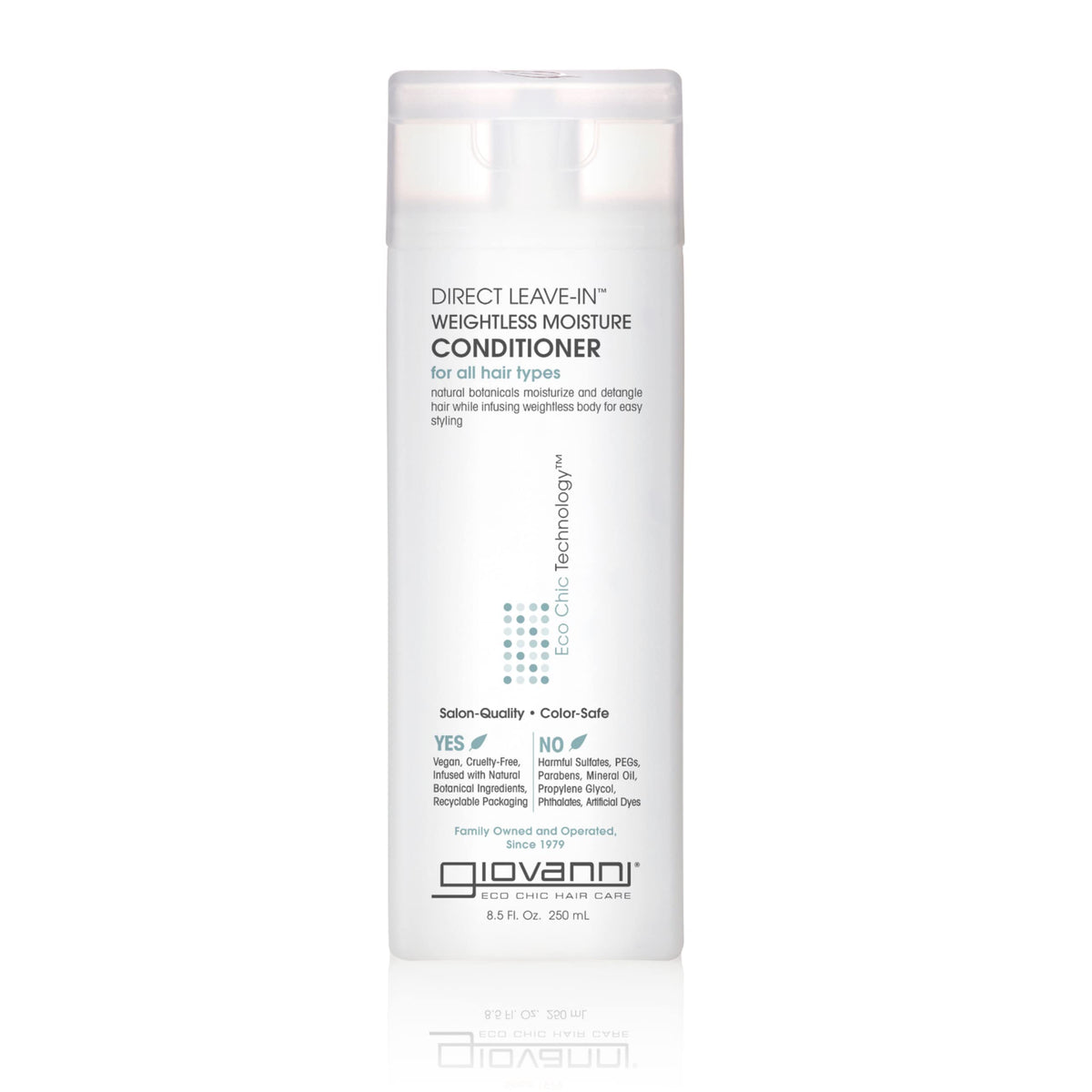 GIOVANNI Direct Leave In Weightless Moisture Conditioner, Co-Wash, 8.5 oz