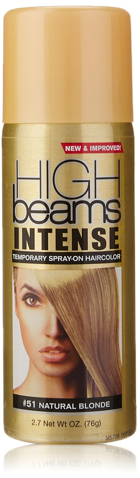 high beams Intense Temporary Spray on Hair Color, Natural Blonde, 2.7 Ounce Beauty & Personal Care high beams
