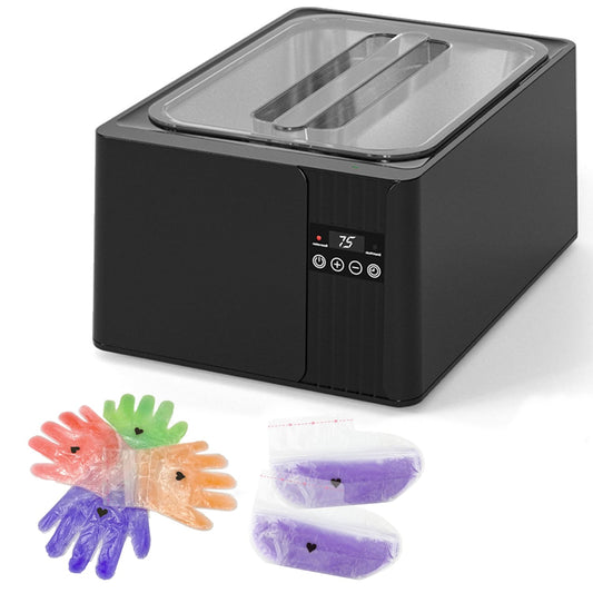 RENJJPBO Paraffin Wax Bath, 9000ml Smart Wax Machine with Hands and Feet Mask, 3 Modes Available, Big Volume, Automatic Temperature Control, Digital Beauty and Personal Care RENJJPBO
