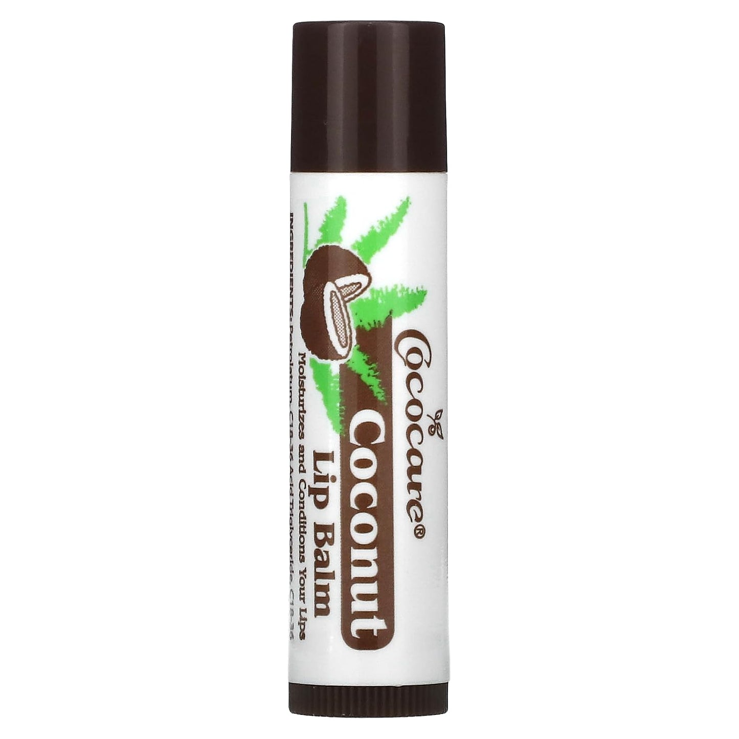 Cococare Cocacare coconut Lip Balm With Natural Coconut Oil - 0.15 Oz Beauty & Personal Care COCOCARE