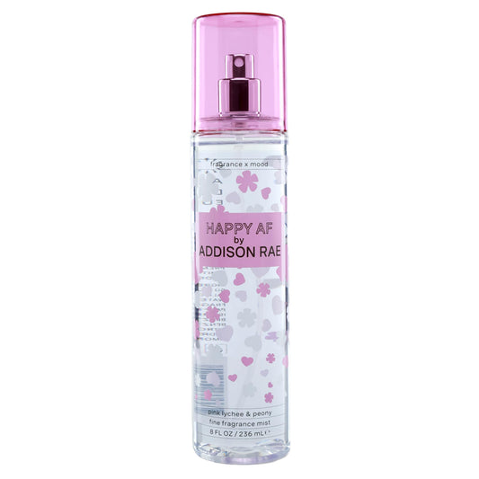 Addison Rae Fragrance Happy - Fragrance Mist for Women - Fruity Floral Scent - Pink Lychee and Red Grapefruit - Vegan, Cruelty Free - 236 ml Beauty & Personal Care Addison Rae