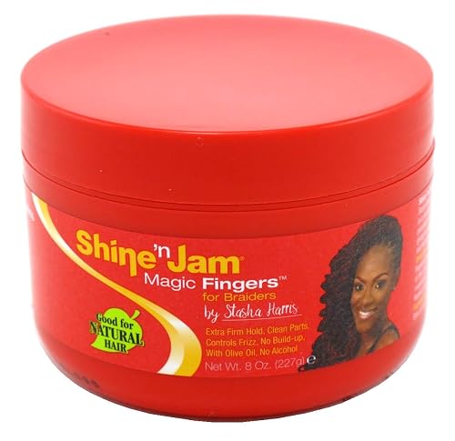 Shine N Jam Magic Fingers For Braiders Extra Firm Hold 8 Ounce (Pack of 3) Beauty & Personal Care Zynxel