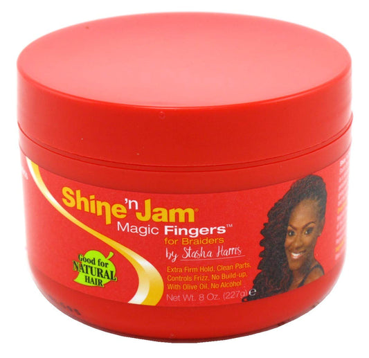 Shine N Jam Magic Fingers For Braiders Extra Firm Hold 8 Ounce (Pack of 3) Beauty & Personal Care Zynxel