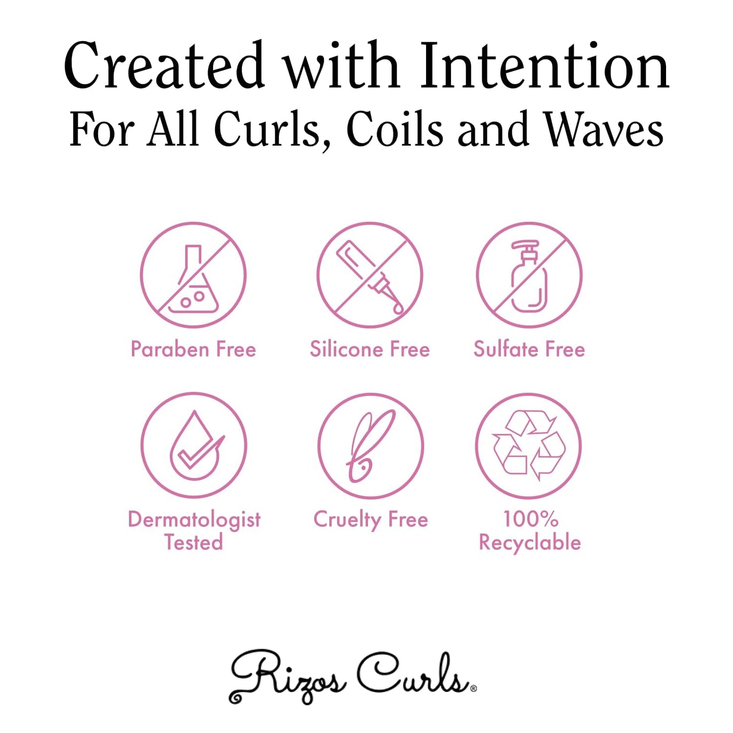 Rizos Curls Curl Defining Cream – Frizz Control, Defines & Moisturizes Wavy, Curly, Coily Hair, Adds Shine, Softens, Sulfate & Paraben-Free Beauty & Personal Care Rizos Curls