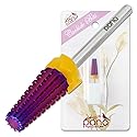 PANA 3/32" Shank 5-in-1 Nail Carbide Bit - (Triple Coarse - 2X Coarse Grit, Purple) - Two Way Rotate use for Both Left and Right Handed Fast remove Beauty & Personal Care PANA