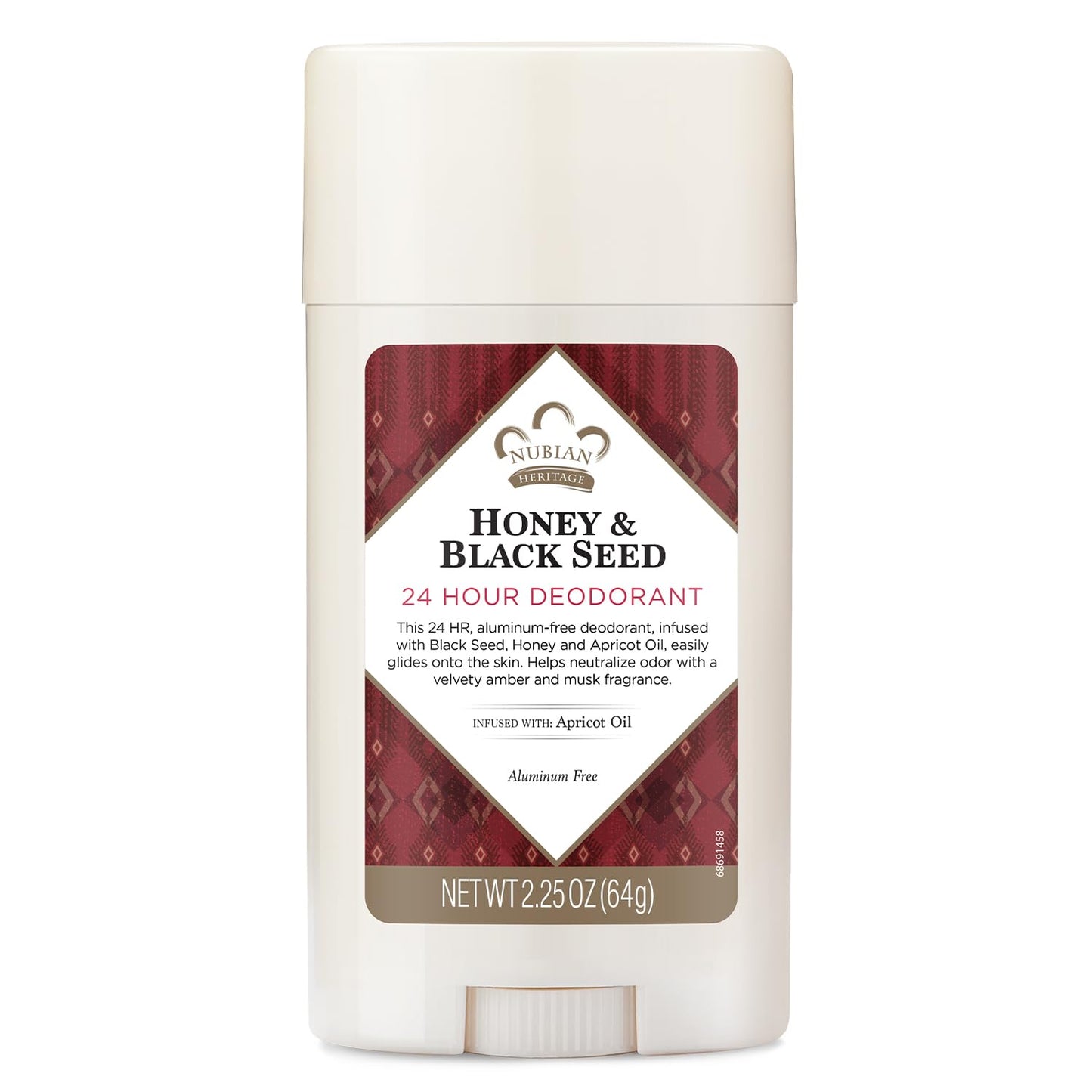 Nubian Heritage 24 Hour Natural Deodorant Honey & Black Seed, 2.25 Oz Beauty and Personal Care Nubian Heritage