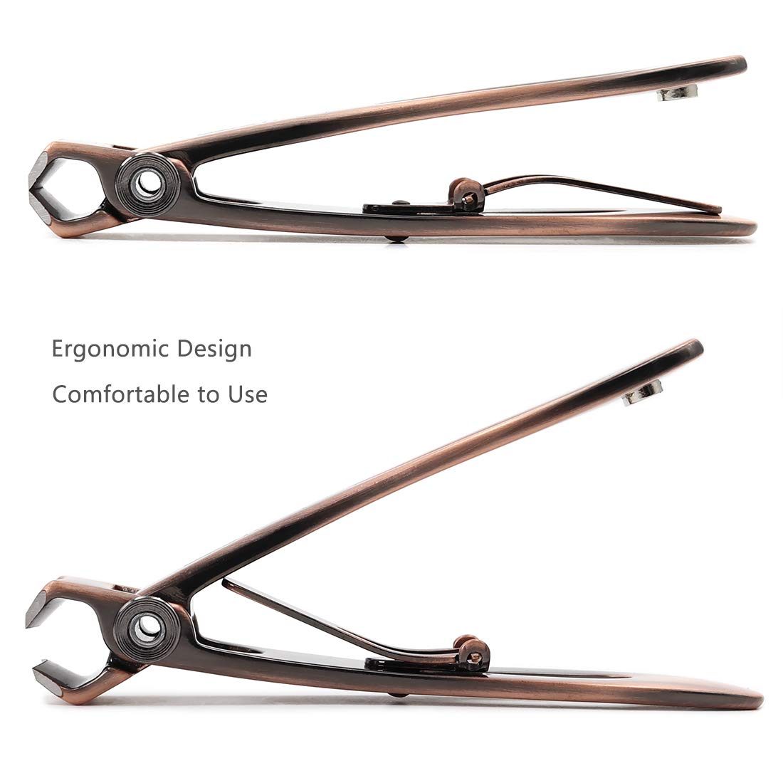 SZQHT Ultra Wide Jaw Opening Toenail Clippers Nail Clippers for Thick Nails Cutter for Ingrown Manicure Set,Pedicure Kit,Men & Women (Bronze) Beauty & Personal Care SZQHT