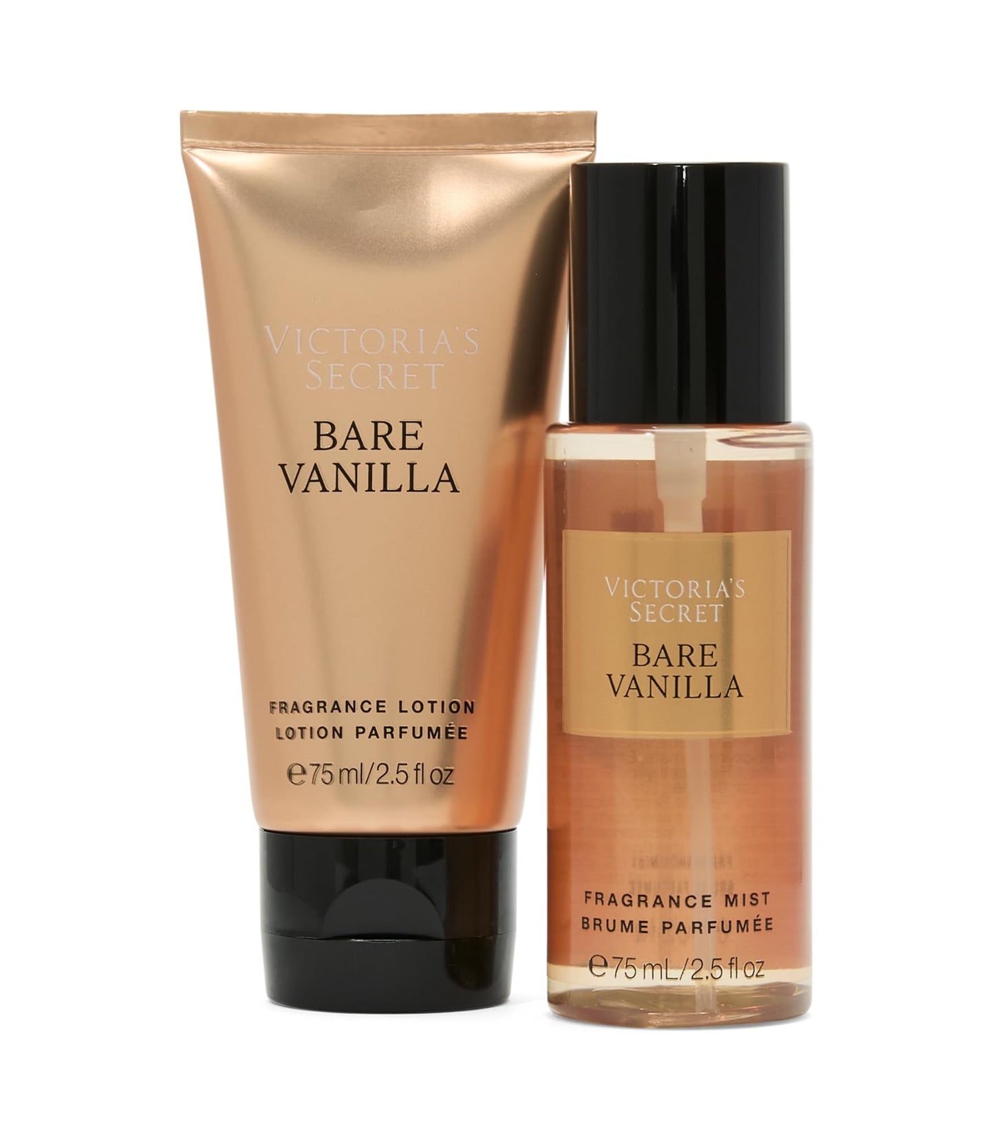 Victoria's Secret Bare Vanilla Mini Fragrance Duo Gift Set, Notes of Soft Cashmere Beauty & Personal Care Victoria's Secret