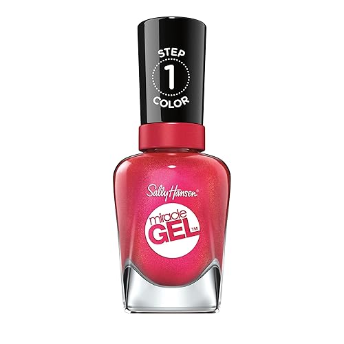 Sally Hansen Miracle Gel Nail Polish, Shade Red-y, Set, Run! #446 Beauty & Personal Care Sally Hansen