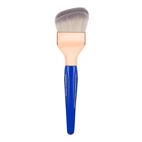 Bdellium Tools Professional Makeup Brush - Golden Triangle 971 Large Slanted Double Dome Blender - With All Vegan and Soft Synthetic Fibers, Beauty & Personal Care BDELLIUM TOOLS