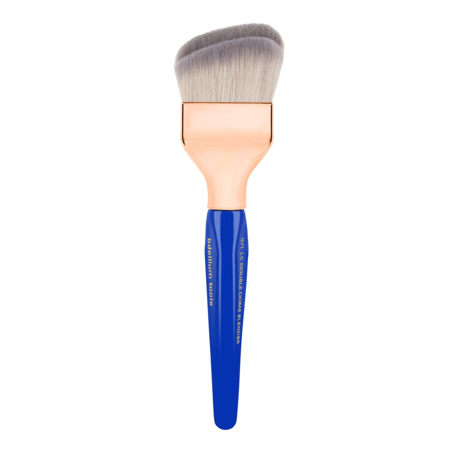 Bdellium Tools Professional Makeup Brush - Golden Triangle 971 Large Slanted Double Dome Blender - With All Vegan and Soft Synthetic Fibers, Beauty & Personal Care BDELLIUM TOOLS