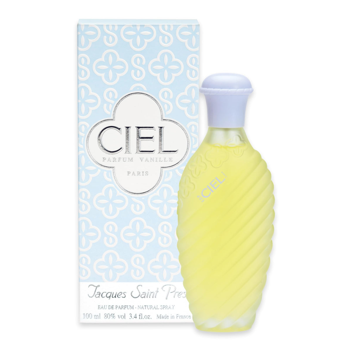 Jacques Saint Pres CIEL - Eau De Parfum for Women- Soft, Powdery Scent - Notes of Vanilla, White Rose, & Different Flowers- Feminine, Exquisite Beauty & Personal Care Jacques Saint Pres