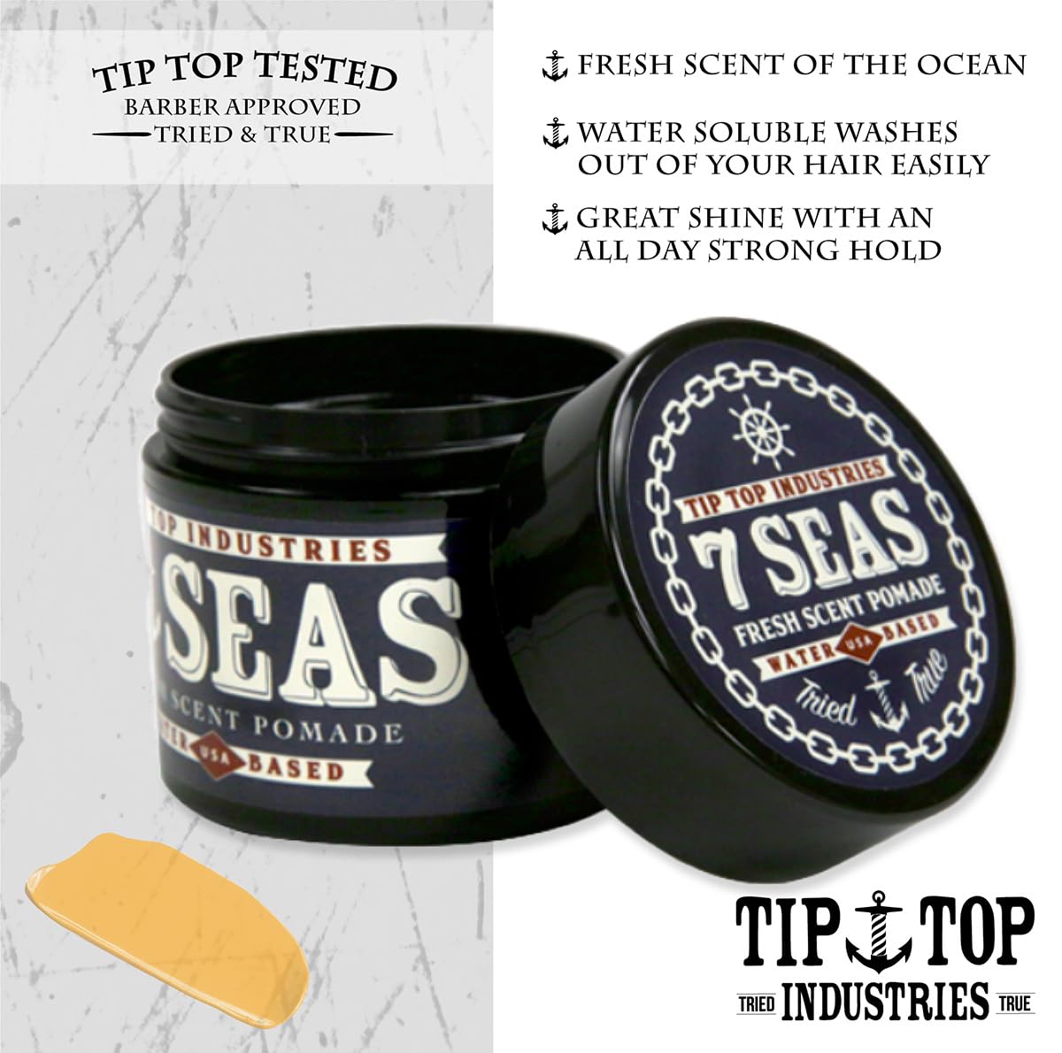Tip Top 7Seas Fresh Scent Pomade Beauty & Personal Care Tip Top