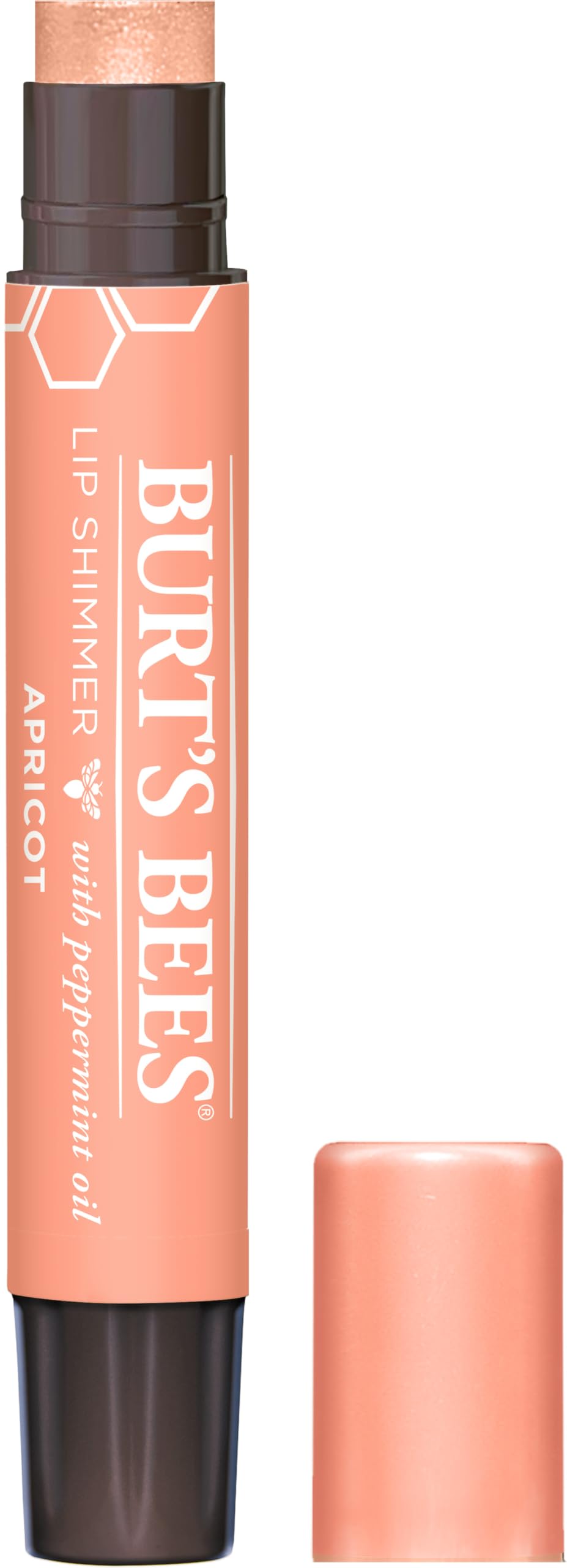 Burt's Bees Lip Balm, Moisturizing Lip Shimmer for Women, for All Day Hydration, with Vitamin E & Coconut Oil, 100% Natural, Apricot, 0.09 Ounce Beauty and Personal Care Burt's Bees