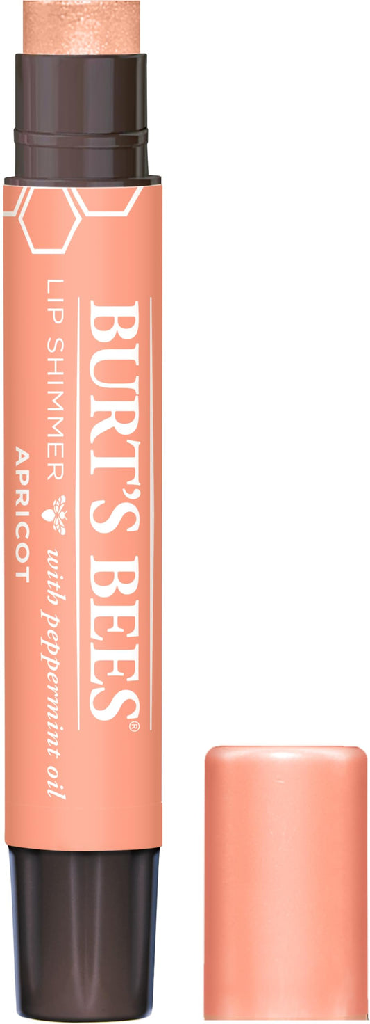 Burt's Bees Lip Balm, Moisturizing Lip Shimmer for Women, for All Day Hydration, with Vitamin E & Coconut Oil, 100% Natural, Apricot, 0.09 Ounce Beauty and Personal Care Burt's Bees