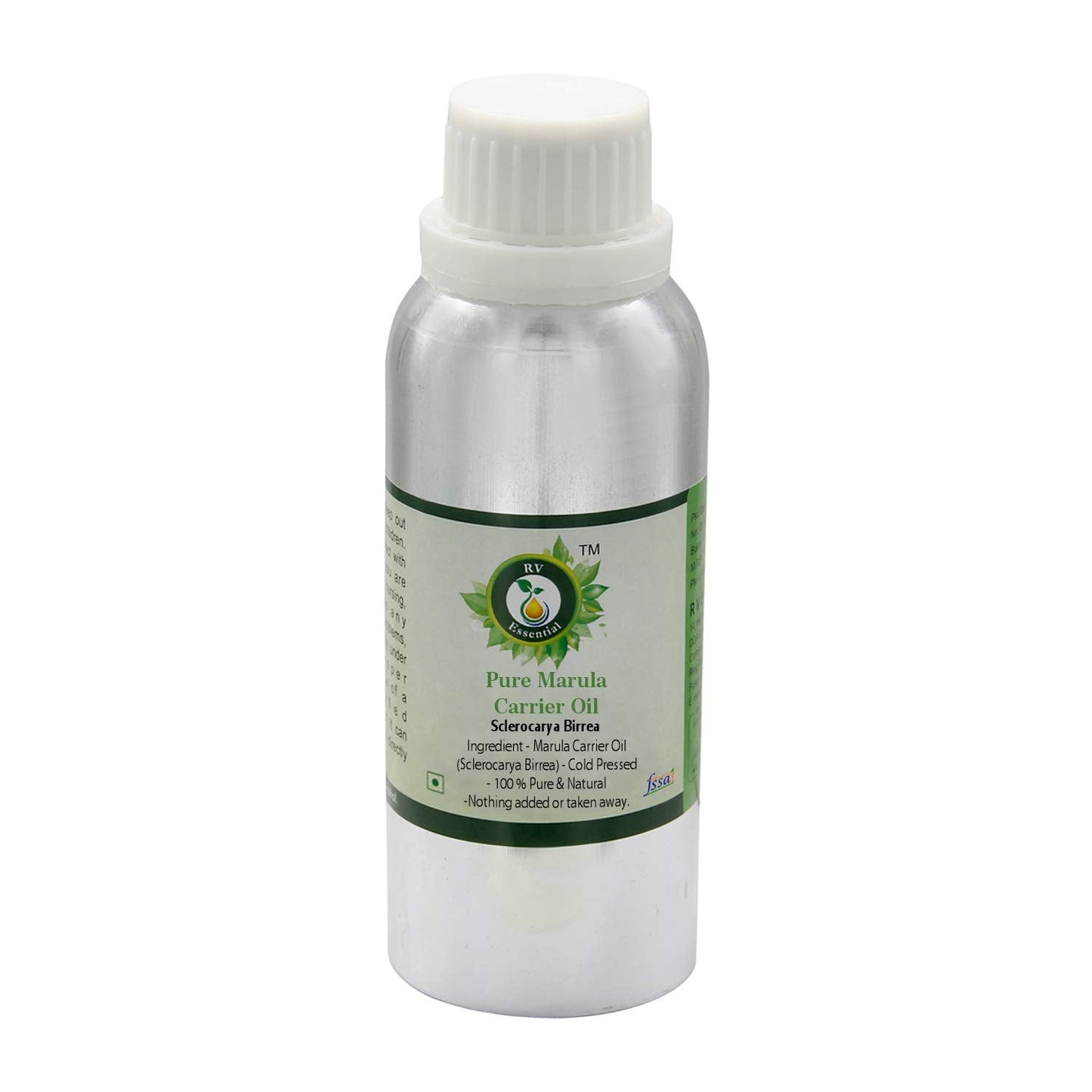 R V Essential Pure Marula Carrier Oil 630ml (21oz)- Sclerocarya Birrea (100% Pure and Natural Cold Pressed) Beauty and Personal Care R V Essential