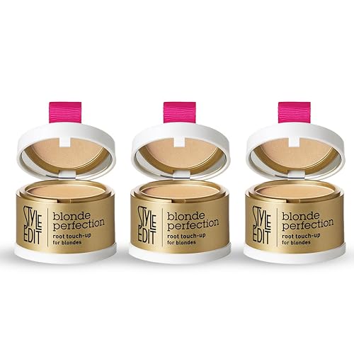 Style Edit Root Touch Up Powder | Temporary Hair Color for Gray Roots and Thinning Hair | Salon-Quality, Transfer-Resistant Hair Concealer | Medium Beauty & Personal Care STYLE EDIT