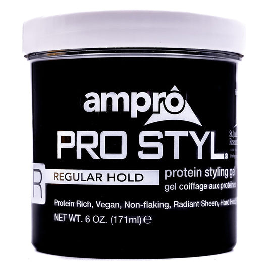 AmPro Pro Styl Styling Gel - Protects and Strengthens Your Strands - Non-Flaking, Alcohol Free, Vegan Formula - Flexible, Touchable Hold for All Hair Beauty & Personal Care AmPro